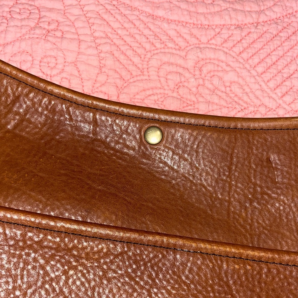 Go Forth Goods Celeste Medium Brown Saddle Leathe… - image 2